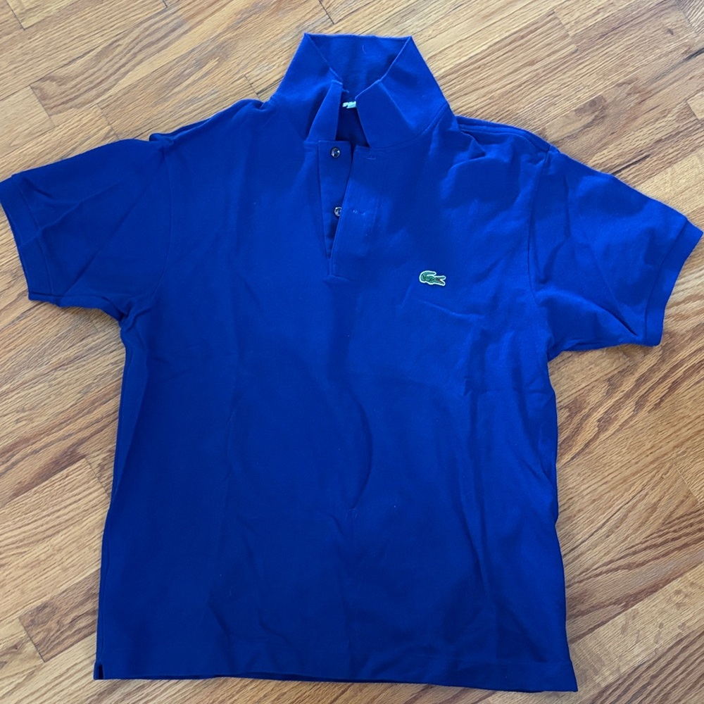 Lacoste Men's Knit Polo in Royal Blue
